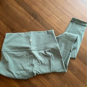 Light blue lululemon leggings size 6